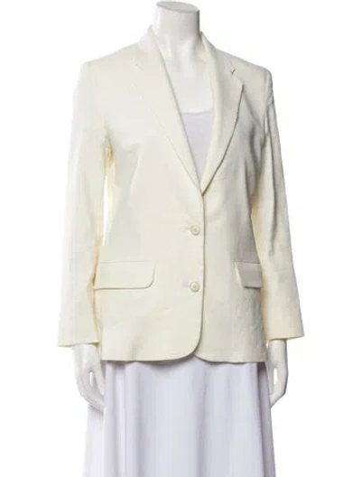 Pre-owned Acne Studios Linen Blazer In Neutral