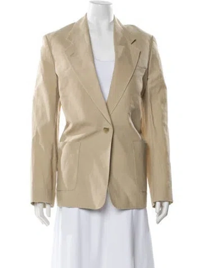 Pre-owned Acne Studios Linen Blazer In Neutral