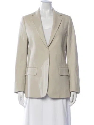 Pre-owned Acne Studios Linen Blazer In Neutrals