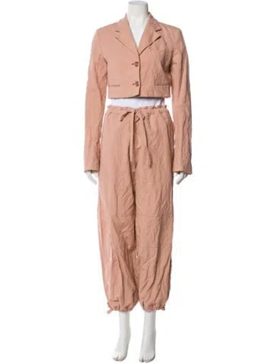 Pre-owned Acne Studios Linen Set In Neutral