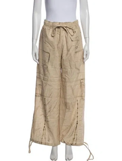 Pre-owned Acne Studios Linen Sweatpants W/ Tags In Neutral