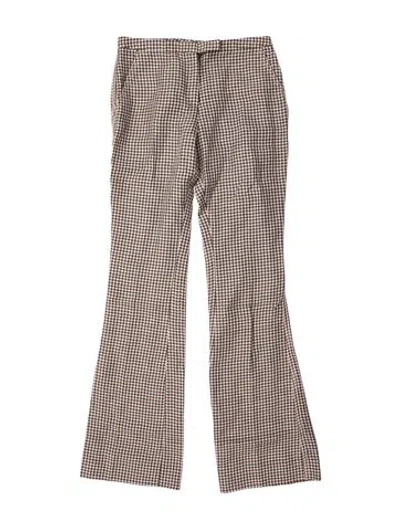 Pre-owned Acne Studios Linen Wide Leg Pants W/ Tags In Multi