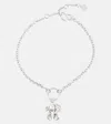 Acne Studios Lobster Necklace In Silver