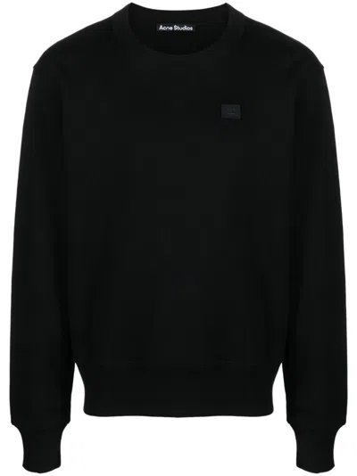 ACNE STUDIOS LOGO-APPLIQUÉ JERSEY SWEATSHIRT