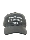 Acne Studios Baseballkappe Mit Logo In Gray
