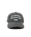 Acne Studios Baseballkappe Mit Logo In Gray