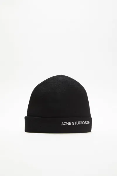 ACNE STUDIOS LOGO BEANIE