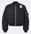 Acne Studios Logo Bomber Jacket In Multi