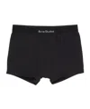 Acne Studios Logo Boxer Briefs In Black