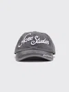 Acne Studios Carliy Tourist Logo Cap In Black