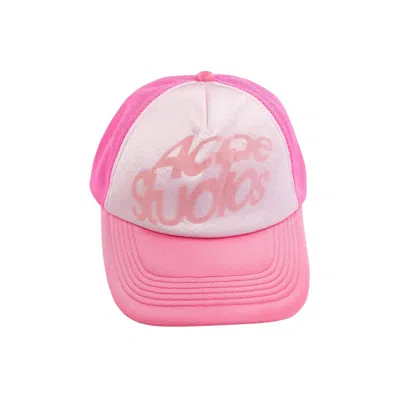 Pre-owned Acne Studios Logo Cap 'pink'