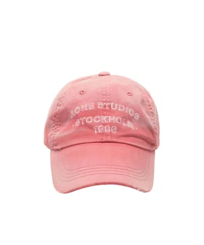 ACNE STUDIOS ACNE STUDIOS WASHED LOGO CAP