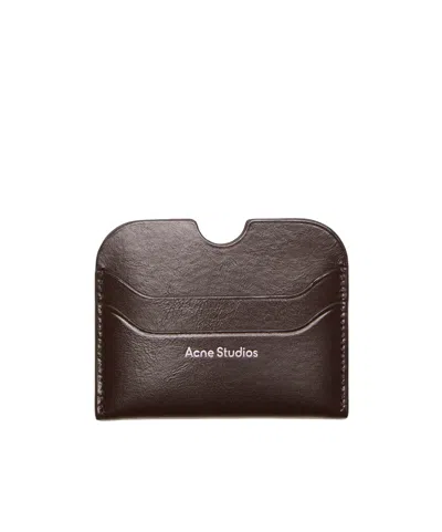 Acne Studios Logo Card Pack In Black