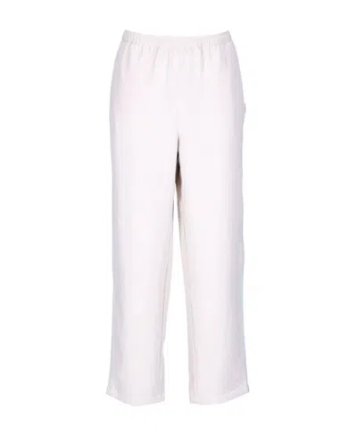 Acne Studios Logo Casual Pants In Pink