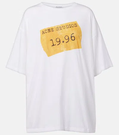 Acne Studios Logo Cotton-blend Jersey T-shirt