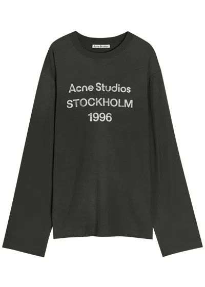 ACNE STUDIOS ACNE STUDIOS LOGO COTTON-BLEND T-SHIRT