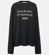 Acne Studios Edden U 1996 Cotton Blend T-shirt In Black