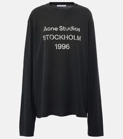 Acne Studios Edden U 1996 Cotton Blend T-shirt In Black