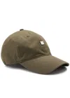 Acne Studios Cunov Logo-embellished Cotton-twill Baseball Cap In Khaki