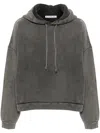 Acne Studios Fester Vintage Hooded Sweatshirt In Washed Black