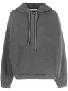 Acne Studios Man Black Sweatshirts In Gray