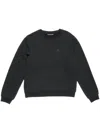 Acne Studios Women Logo Cotton Sweatshirt In Black