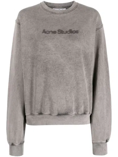 ACNE STUDIOS ACNE STUDIOS LOGO COTTON SWEATSHIRT