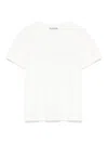 Acne Studios Logo Cotton T-shirt In White