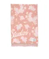 Acne Studios Logo-detail Scarf In Pink