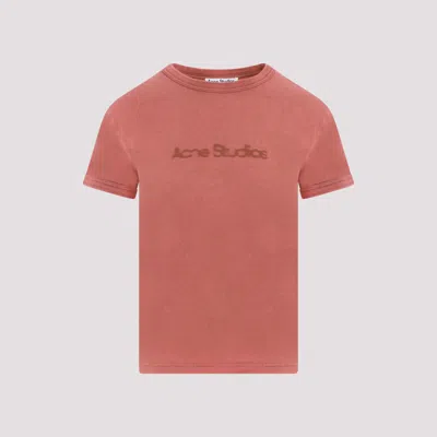 ACNE STUDIOS LOGO DETAILED CREWNECK T-SHIRT