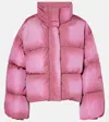 Acne Studios Down Puffer Jacket In Pink