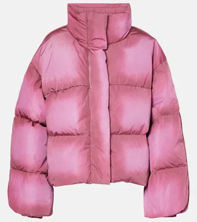 Acne Studios Down Puffer Jacket In Pink