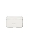 Acne Studios Logo-print Full-grain Leather Cardholder In White