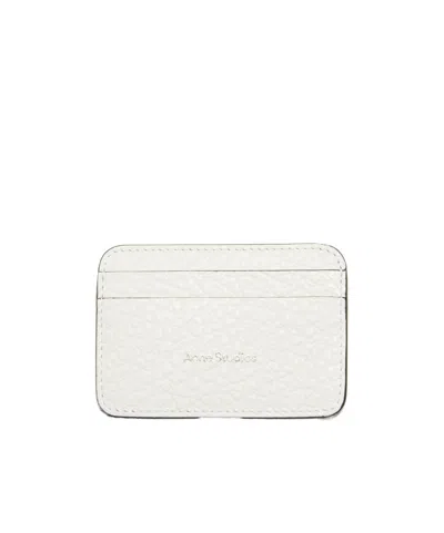 ACNE STUDIOS LOGO EMBOSSED LEATHER CARDHOLDER