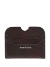 Acne Studios Logo-embossed Leather Wallet In Brown