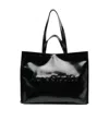 Acne Studios Black Logo Tote In Black