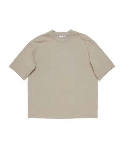 ACNE STUDIOS LOGO-EMBROIDERED COTTON T-SHIRT