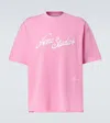 Acne Studios Man T-shirt Pink Size M Cotton