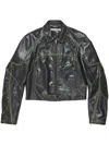 Acne Studios Logo-embroidered Jacket In 灰色