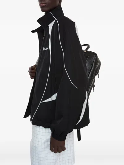 Acne Studios Logo-embroidered Jacket In Black