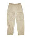 Acne Studios Logo Embroidered Mid-waist Pants In Nude