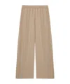 Acne Studios Logo Embroidered Pants In Brown