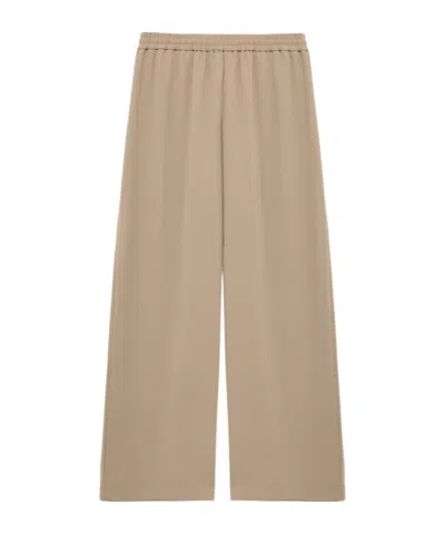 Acne Studios Logo Embroidered Pants In Brown