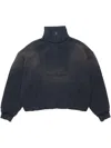 Acne Studios Logo-embroidered Sweatshirt In Blue