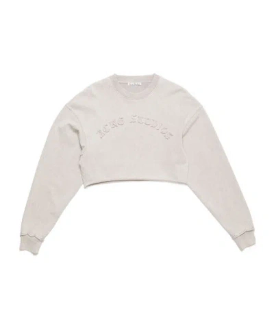 ACNE STUDIOS LOGO-EMBROIDERED SWEATSHIRT