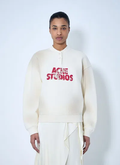 ACNE STUDIOS LOGO EMBROIDERED SWEATSHIRT