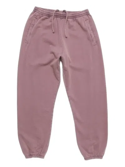 Acne Studios Logo-embroidered Track Pants In Pink