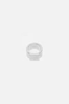 Acne Studios Logo Engraved Signet Ring