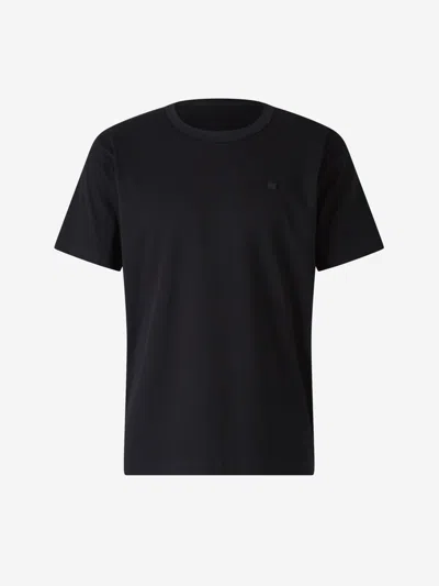 Acne Studios Logo Face T-shirt In Mini Logo Patch On The Front