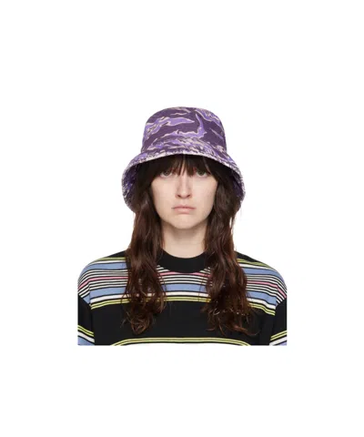 Acne Studios Logo Fisherman's Hat In Black